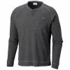 COLUMBIA - TRAIL SHAKER III LONG SLEEVE HENLEY BUTTON-GREY