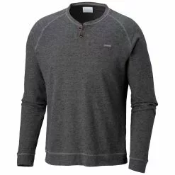 COLUMBIA - TRAIL SHAKER III LONG SLEEVE HENLEY BUTTON-GREY