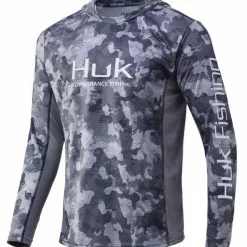 HUK ICON X RERACTION CAMO HOODIE