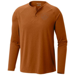 COLUMBIA - TRAIL SHAKER III LONG SLEEVE HENLEY BUTTON - BROWN