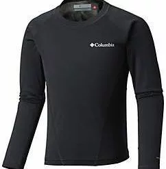 COLUMBIA - BASELATER HEAVYWEIGHT OMNI HEAT - LONG SLEEVE HALF ZIP- BLUE